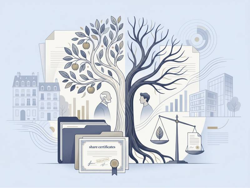 Illustration de la valorisation des parts de SCI : jurisprudence, démembrement et droits de l’usufruitier