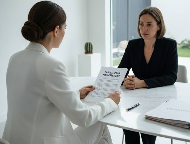 avocate pour harcèlement moral en entreprise